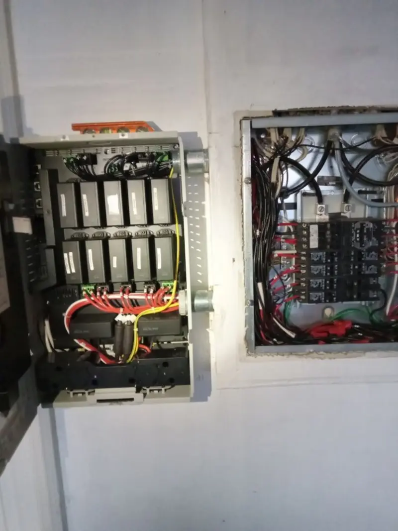 Electrical panel upgrade completed for Security Camera Wiring in Soquel
